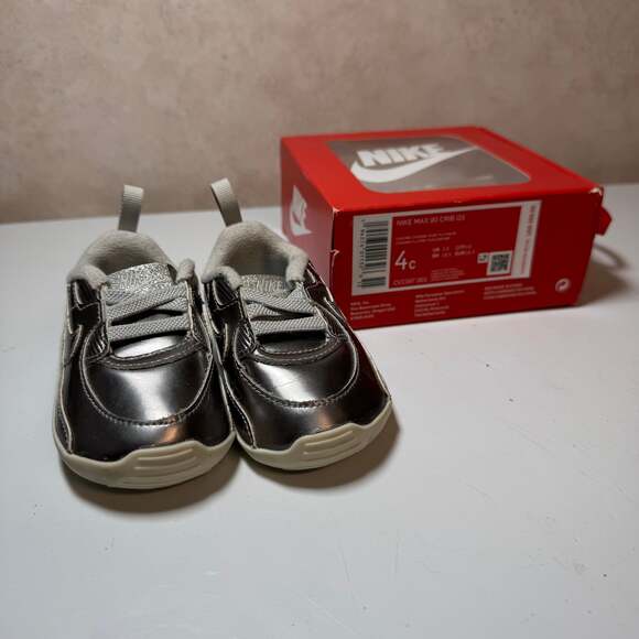 Nike Max 90 Crib QS 'Silver Medal' CV2397-001 - Picture 1 of 10